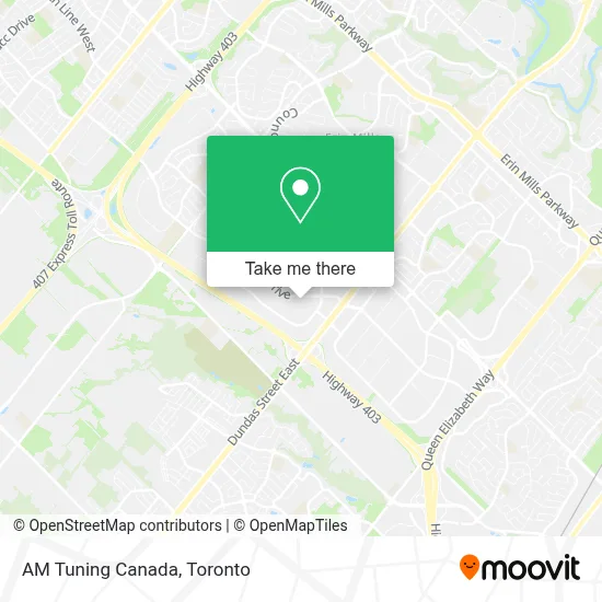 AM Tuning Canada map