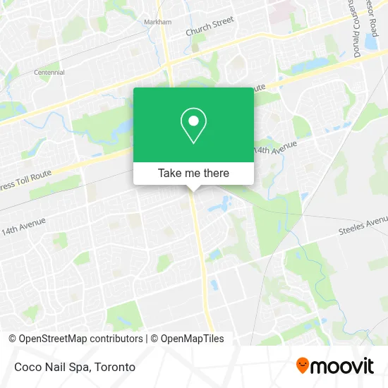 Coco Nail Spa map