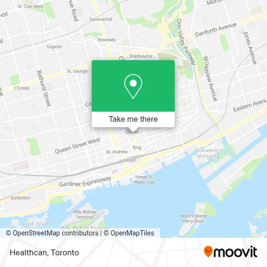 Healthcan map