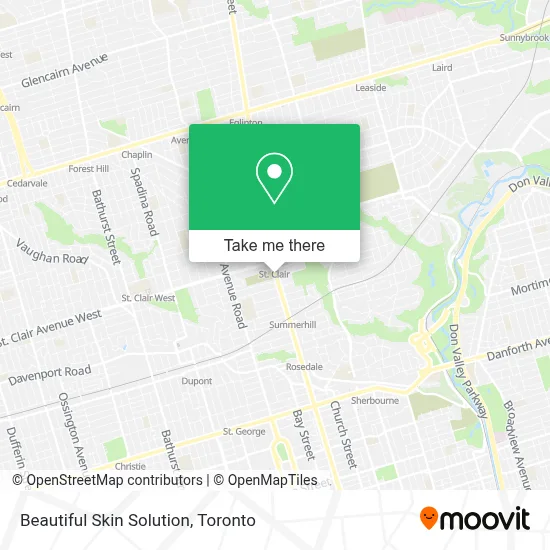 Beautiful Skin Solution map