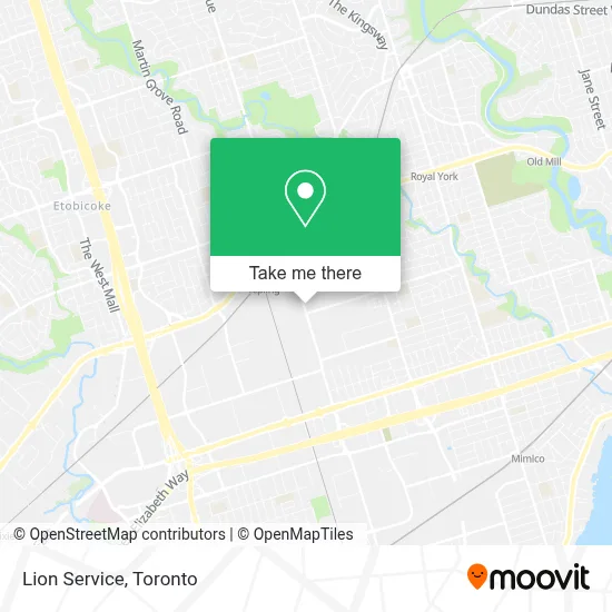 Lion Service map