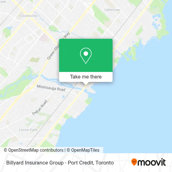 Billyard Insurance Group - Port Credit map