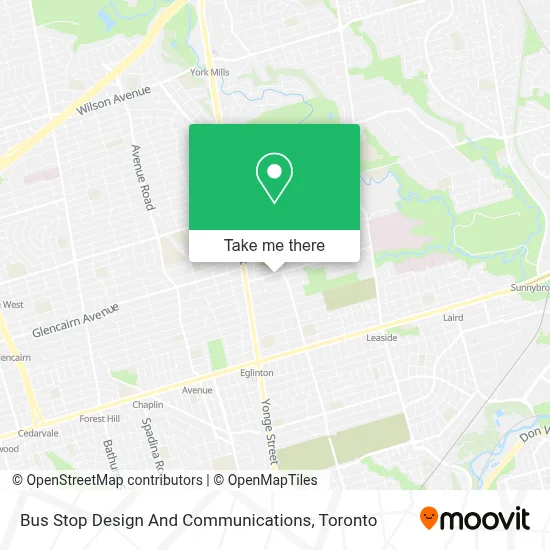 Bus Stop Design And Communications map