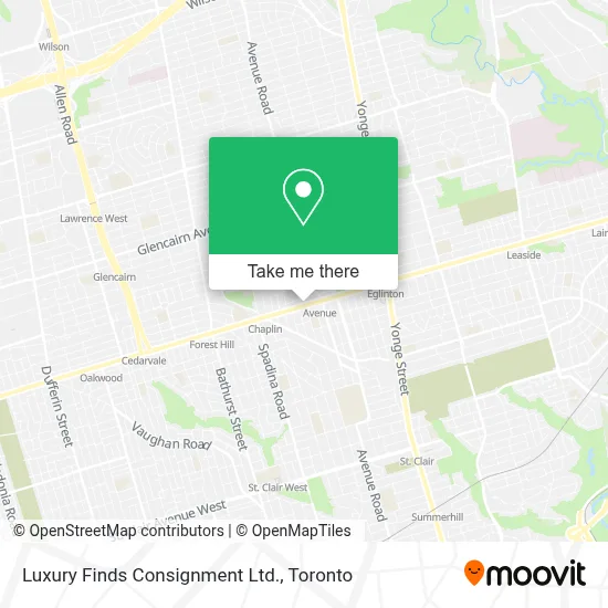 Luxury Finds Consignment Ltd. map