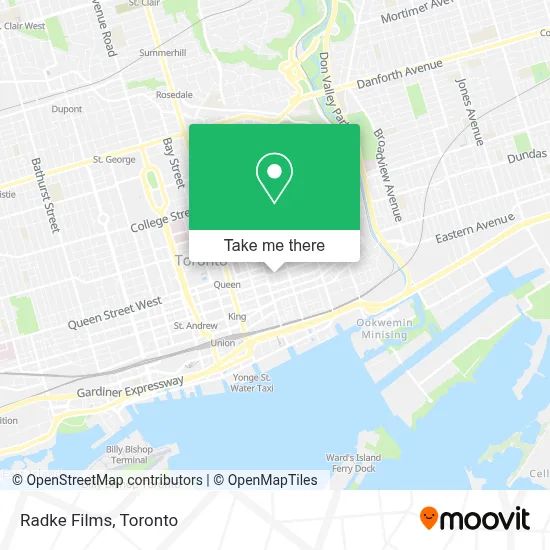 Radke Films map