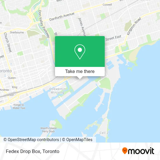 Fedex Drop Box map