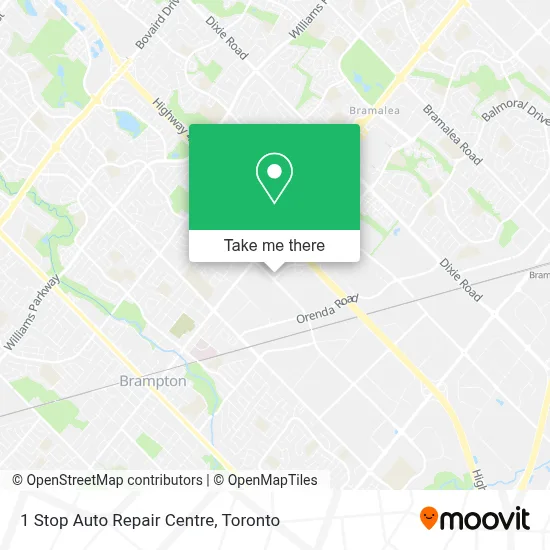 1 Stop Auto Repair Centre map