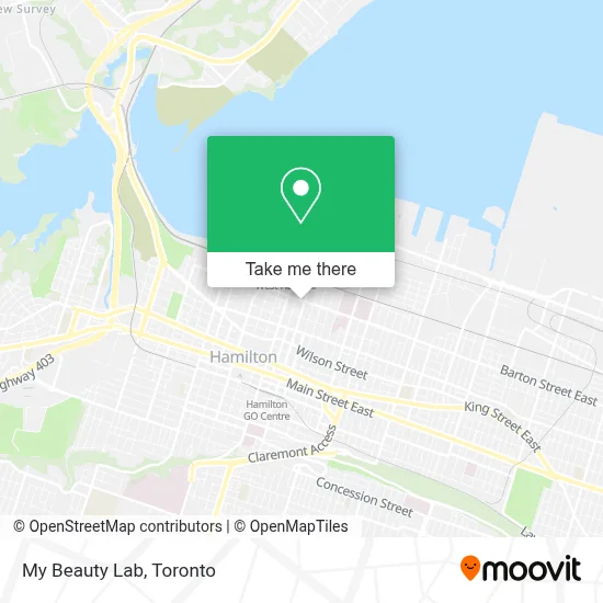 My Beauty Lab map