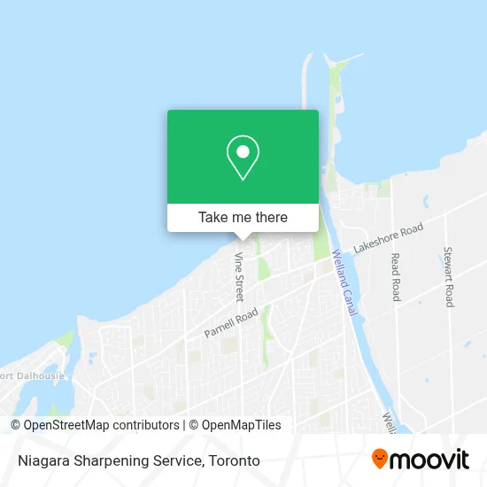 Niagara Sharpening Service map