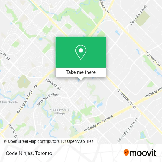 Code Ninjas map
