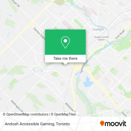 Andosh Accessible Gaming map