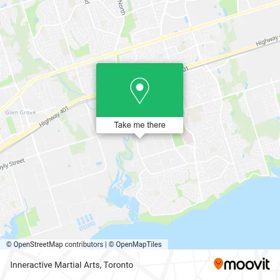Inneractive Martial Arts map