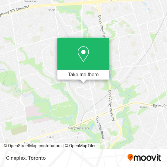 Cineplex map