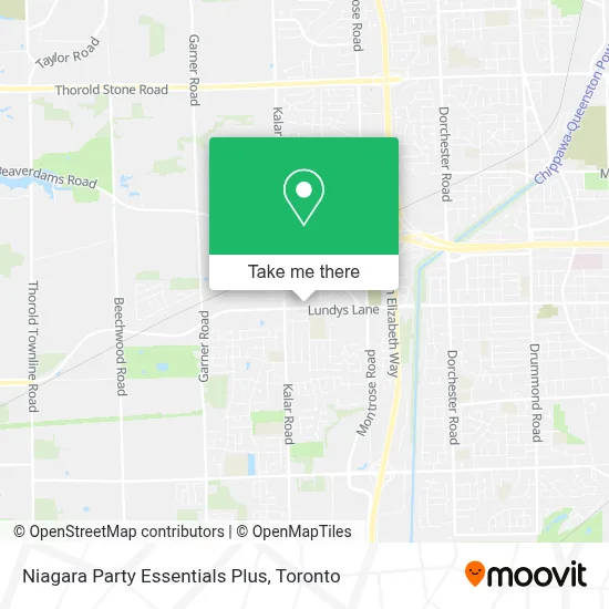Niagara Party Essentials Plus map