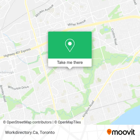 Workdirectory.Ca map