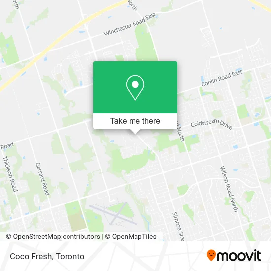 Coco Fresh map