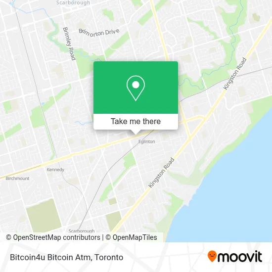 Bitcoin4u Bitcoin Atm map