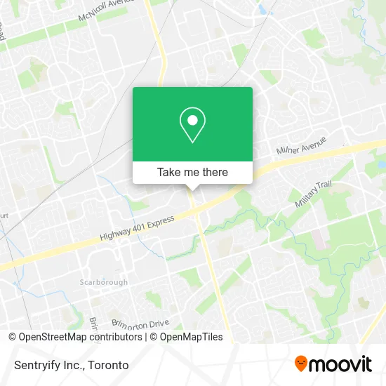 Sentryify Inc. map