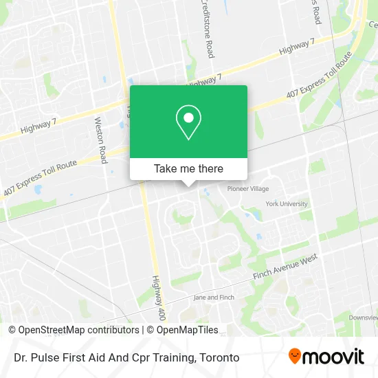 Dr. Pulse First Aid And Cpr Training map