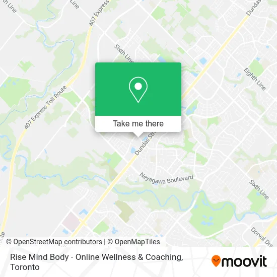 Rise Mind Body - Online Wellness & Coaching map