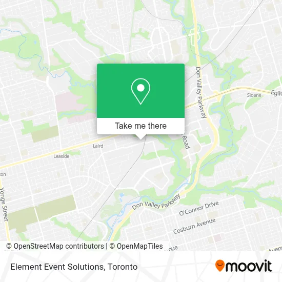 Element Event Solutions map