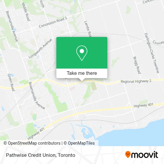 Pathwise Credit Union map