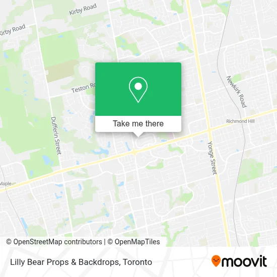 Lilly Bear Props & Backdrops map