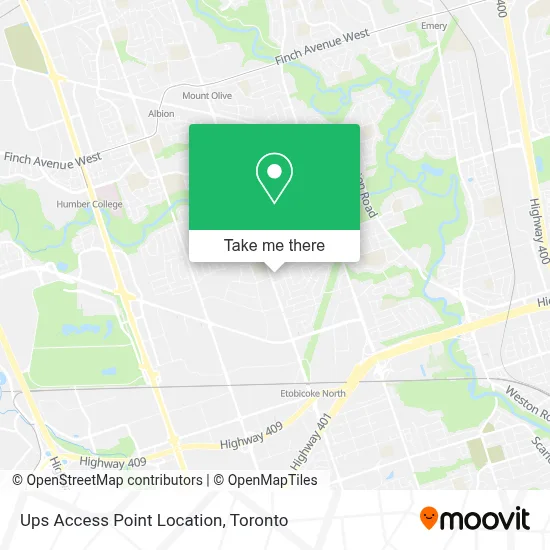 Ups Access Point Location plan
