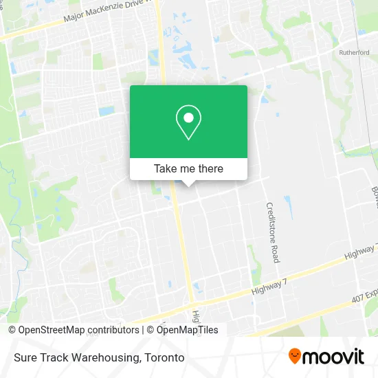 Sure Track Warehousing map