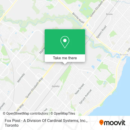 Fox Pool  - A Division Of Cardinal Systems, Inc. map