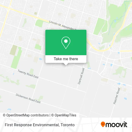 First Response Environmental map