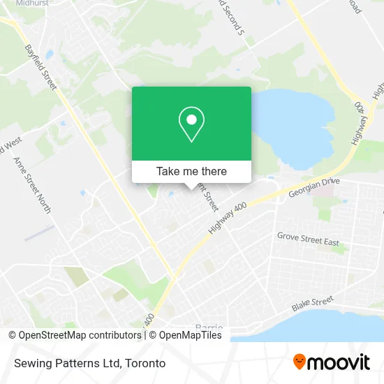 Sewing Patterns Ltd map