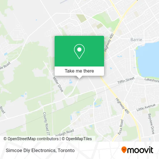 Simcoe Diy Electronics map