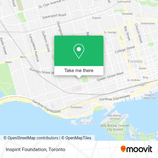 Inspirit Foundation map