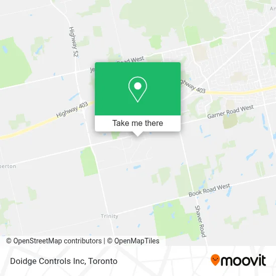 Doidge Controls Inc map