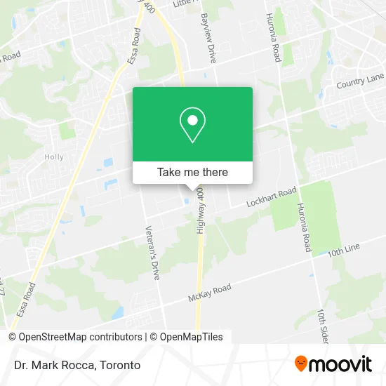 Dr. Mark Rocca map