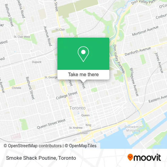 Smoke Shack Poutine map