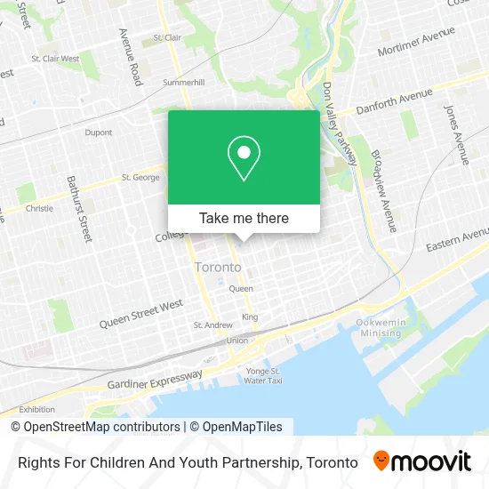 Rights For Children And Youth Partnership map
