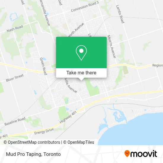 Mud Pro Taping map