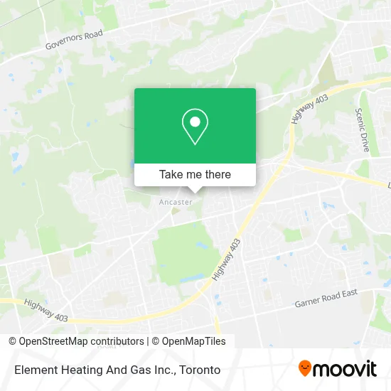 Element Heating And Gas Inc. map