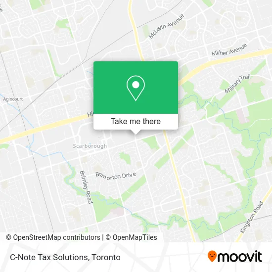 C-Note Tax Solutions map