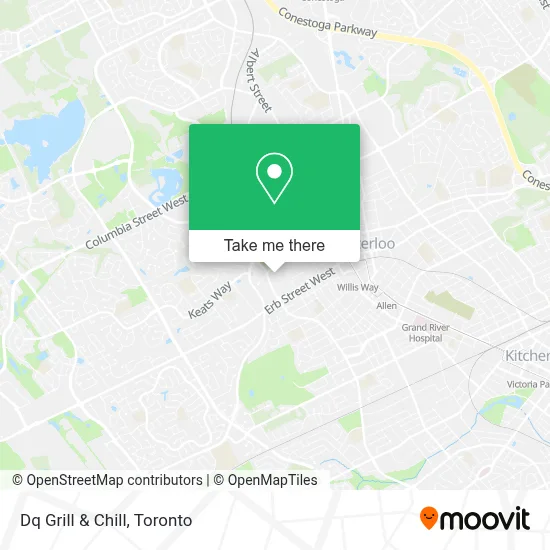 Dq Grill & Chill map
