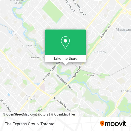 The Express Group map