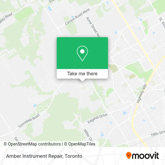 Amber Instrument Repair map