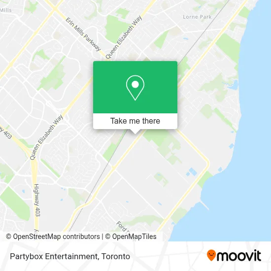 Partybox Entertainment map