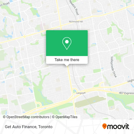 Get Auto Finance map
