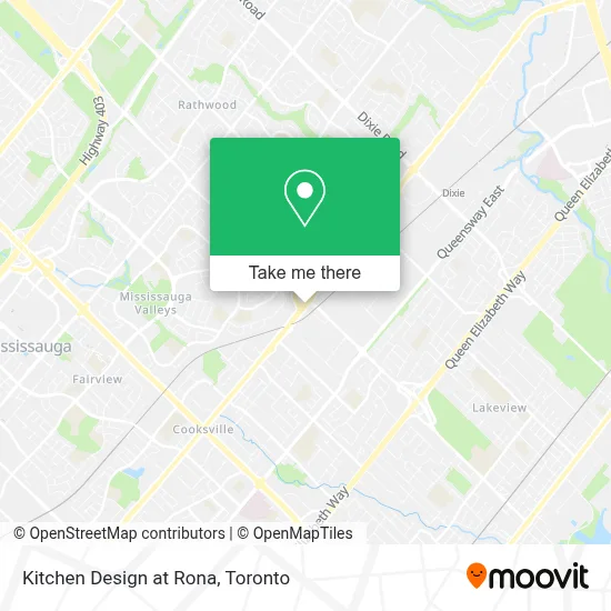 Kitchen Design at Rona map