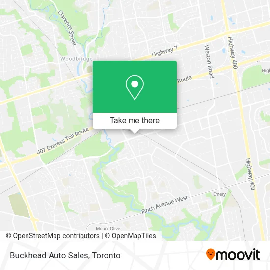 Buckhead Auto Sales map