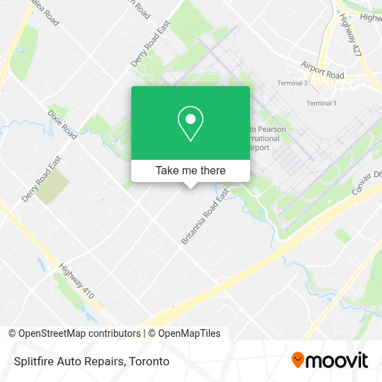 Splitfire Auto Repairs map