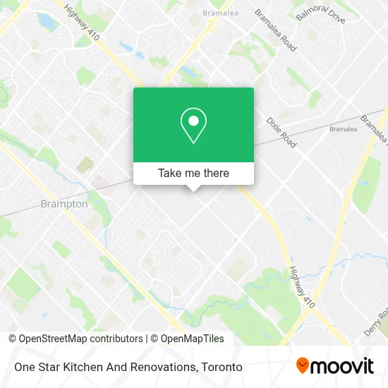 One Star Kitchen And Renovations map